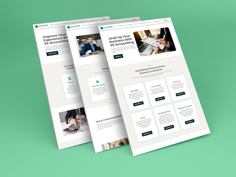 Cover image for Accounting Website Design & Development Using WordPress