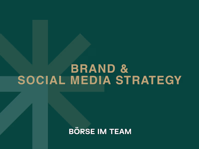 Cover image for Strategy, Story, and Social Growth for a Modern Trading Brand