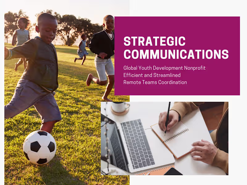 Cover image for Strategic Communications Project