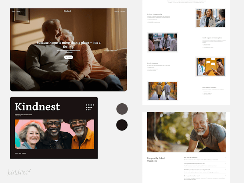 Cover image for Landing Page Design for Kindnest