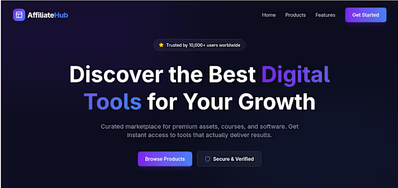 Cover image for a marketplace for selling products