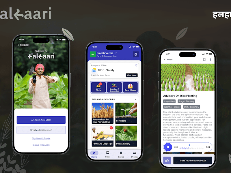 Cover image for Halhaari Crop Advisory App