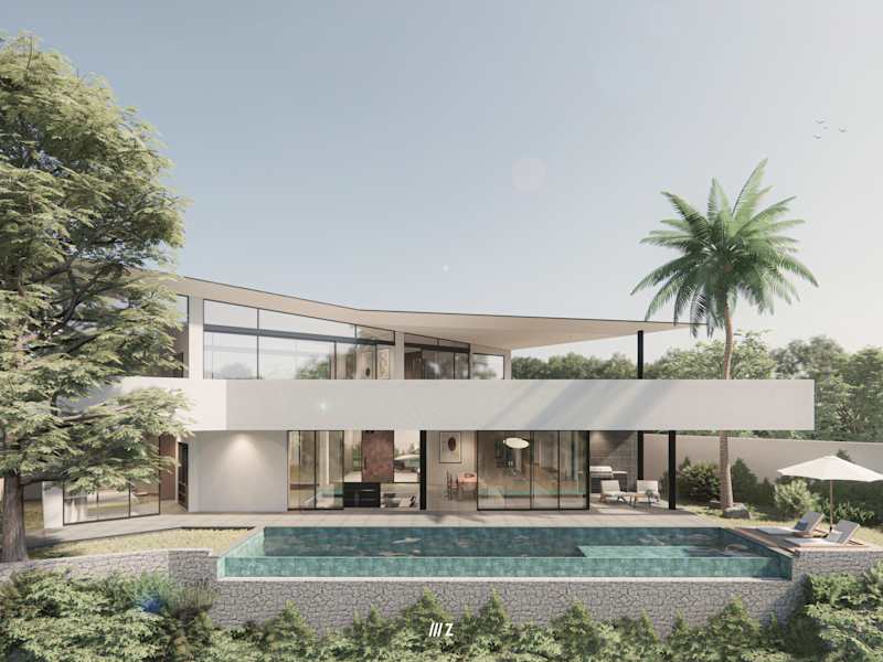 Cover image for Tropical 4-Bedroom Villa