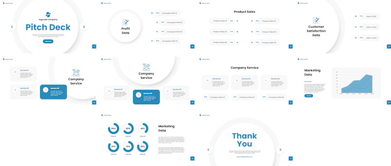 Cover image for Pitch Deck - Template Design