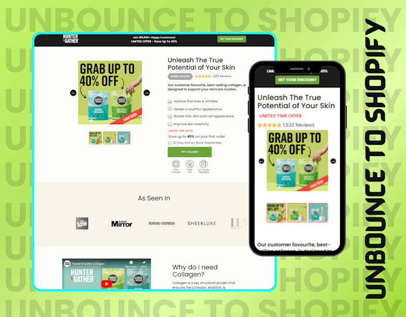 Cover image for Unbounce to Shopify Using Replo | Part 01