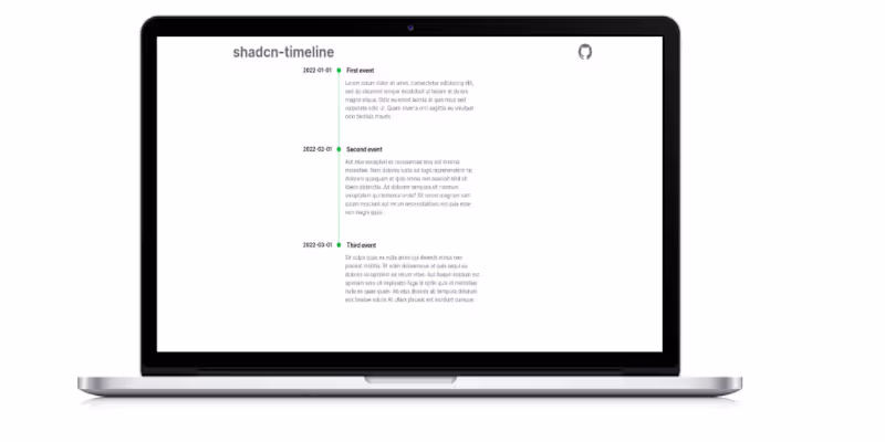 Cover image for Shadcn Timeline Component Development