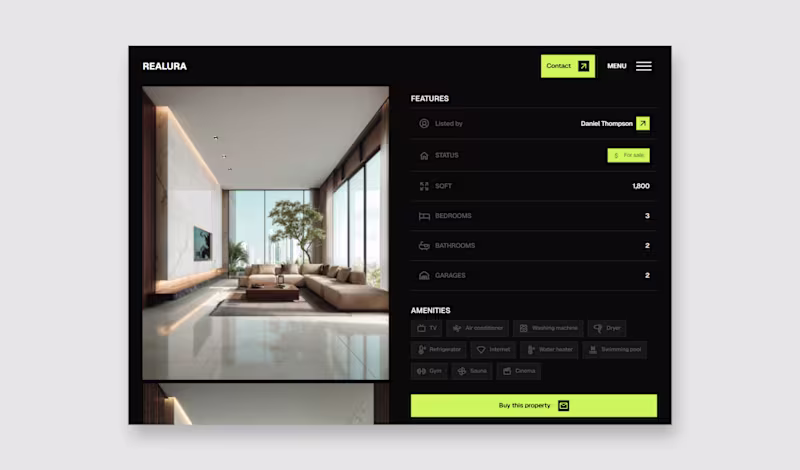 Cover image for Property detail page - Realura