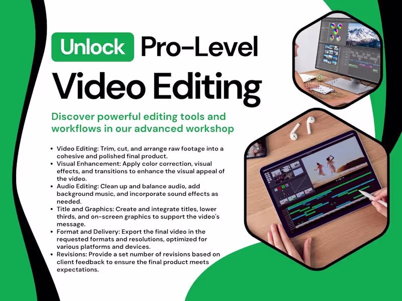 Cover image for Professional Video Editing and Post-Production