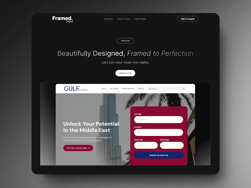 Cover image for Simplistic Digital Agency Framer Web Design and Development 