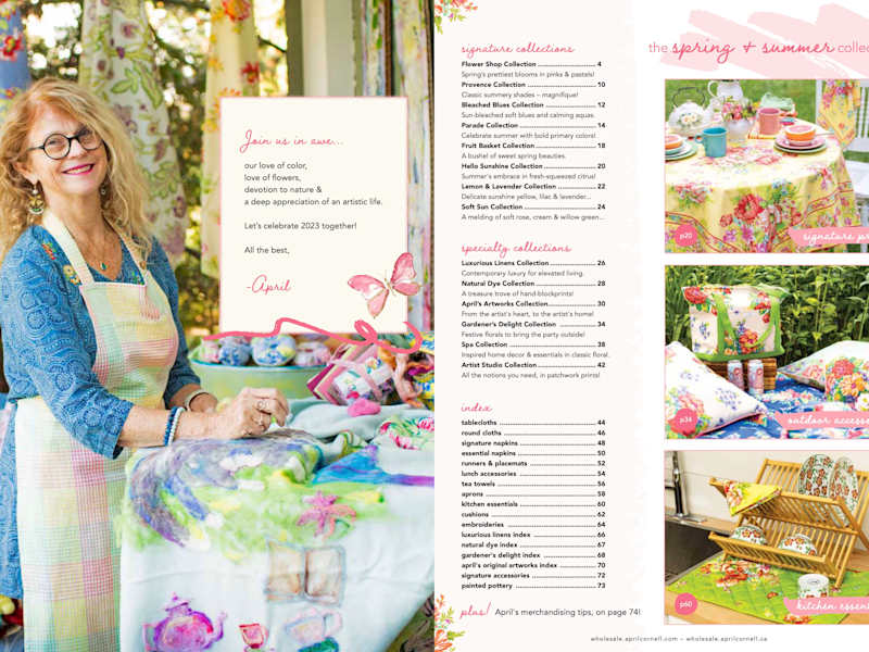 Cover image for april cornell – wholesale catalog
