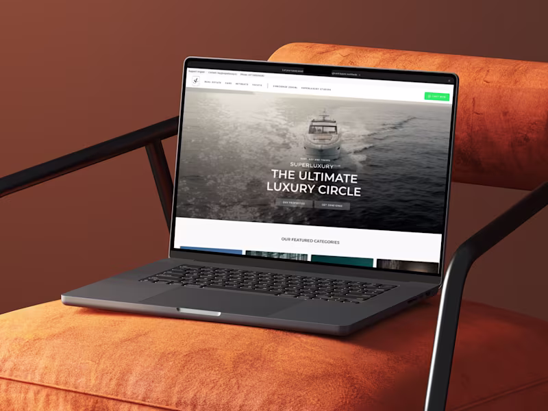 Cover image for Superluxury Website Redesign