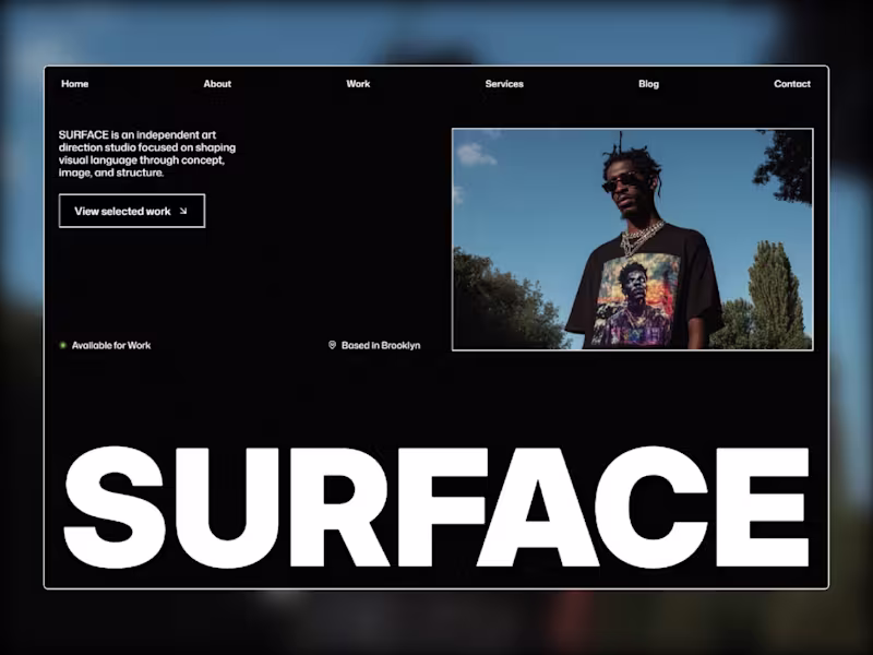 Cover image for SURFACE - Minimal Art Direction