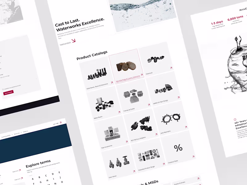 Cover image for AccuCast Website Redesign and Brand Refresh. Webflow Development