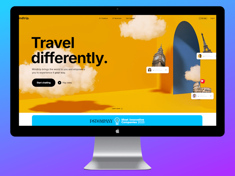 Cover image for AI powered social travel platform development