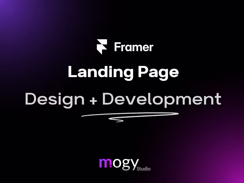 Cover image for Framer Landing Page (Design & Development)
