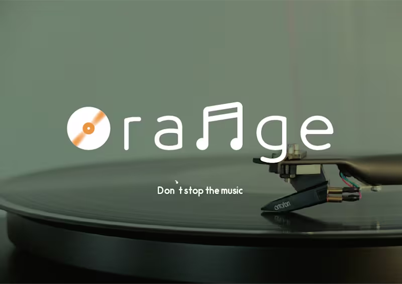 Cover image for Orange for music on Behance