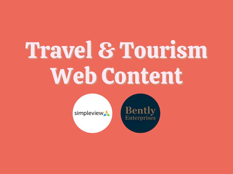 Cover image for Web Content: Tourism & Hospitality
