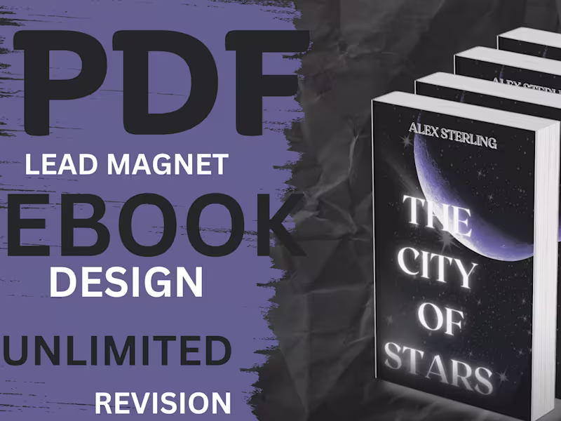Cover image for I will design PDF lead magnet and ebook design using canva