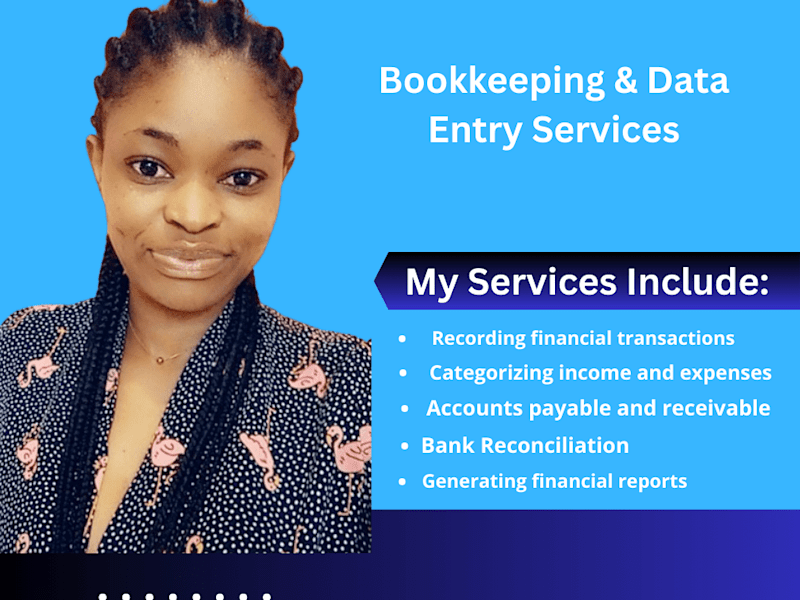 Cover image for organized bookkeeping services using QuickBooks Online