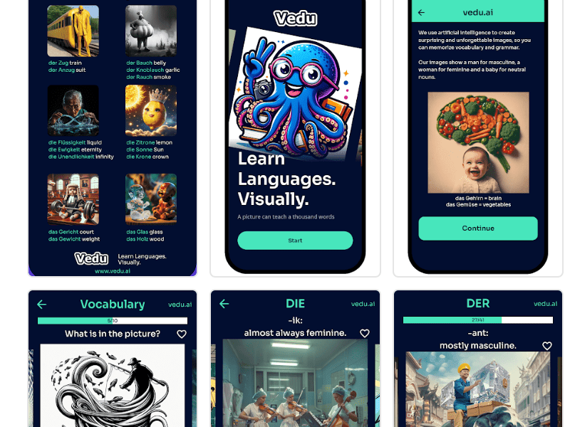 Cover image for Vedu AI | Learn Languages Visually | Supabase