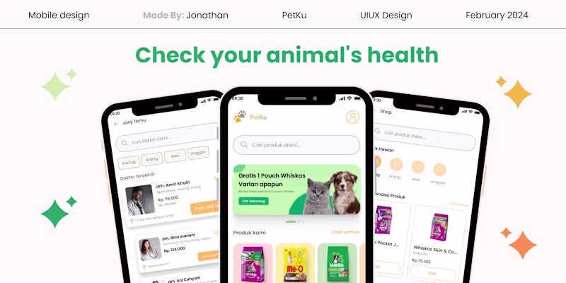 Cover image for UI Design for Pet care