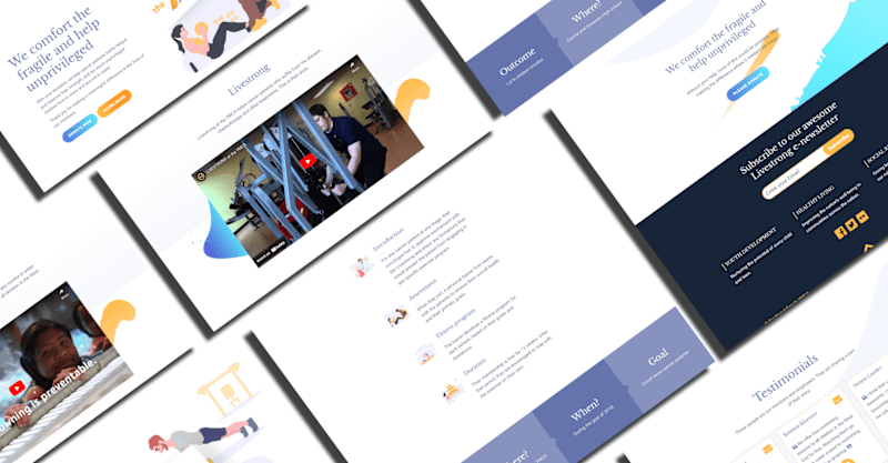 Cover image for Landing page - fundraising strategy