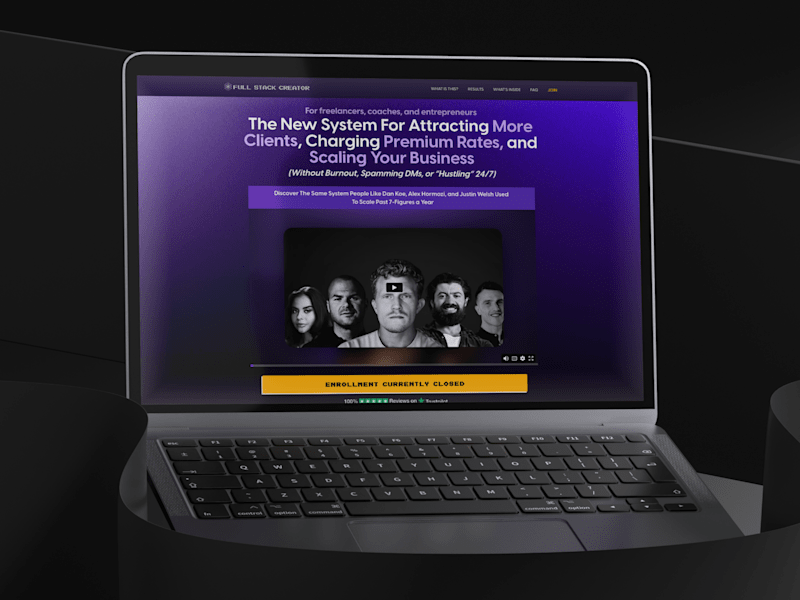 Cover image for Premium Ghostwriting Course Sales Page Design