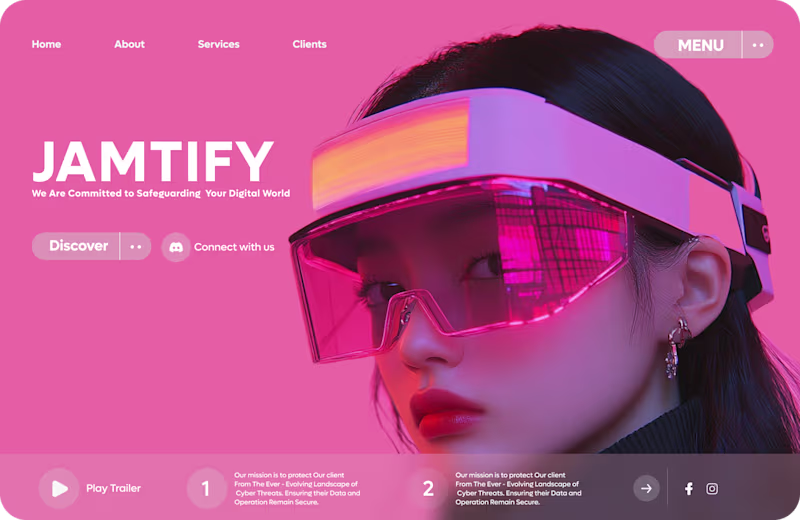 Cover image for Futuristic UI/UX Design for Web & Mobile