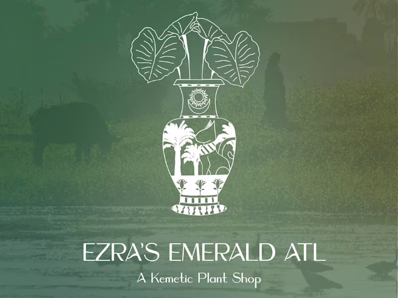 Cover image for Ezra's Emerald ATL | Illustrative Brand Design