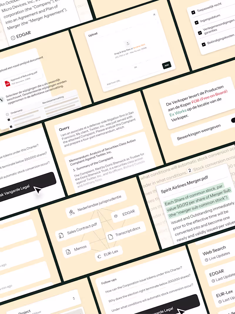 Cover image for Web design for a LEGAL AI tool for the European market. Save...