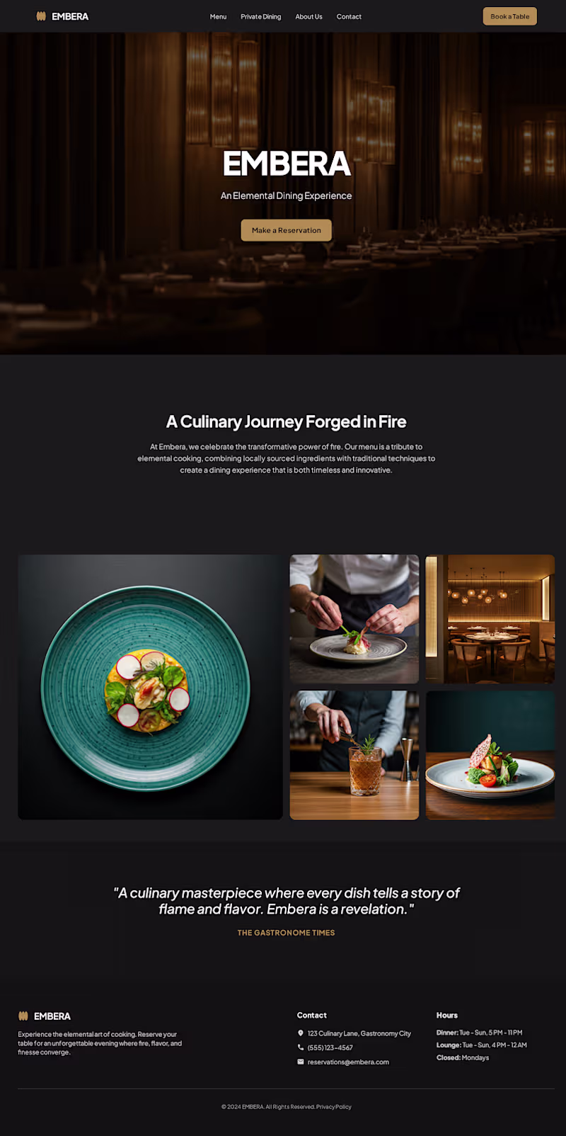 Cover image for EMBERA Dining