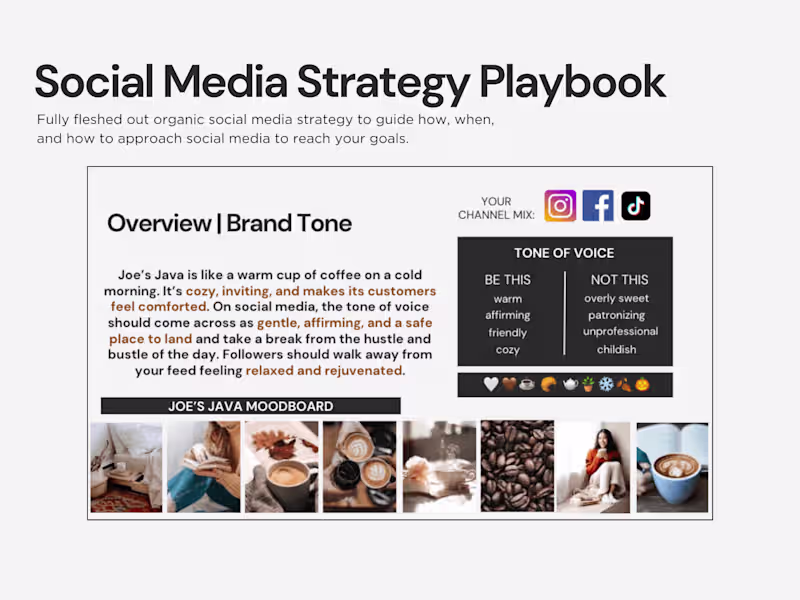 Cover image for Social Media Strategy Playbook