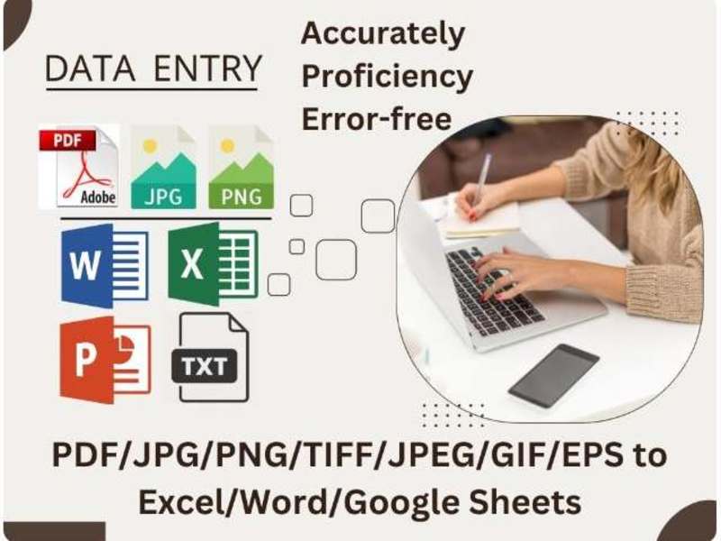 Cover image for Accurate &Data Entry Services to Streamline Your Workflow