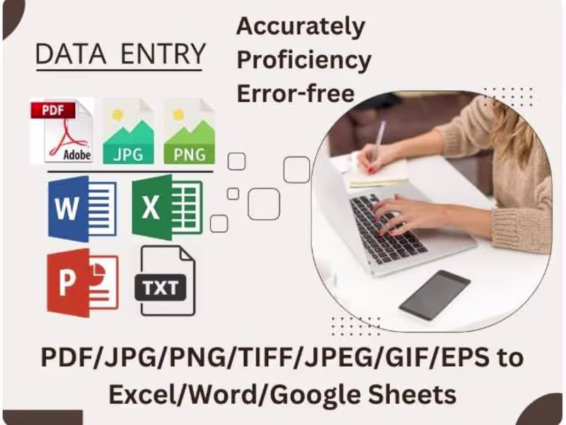 Cover image for Accurate &Data Entry Services to Streamline Your Workflow