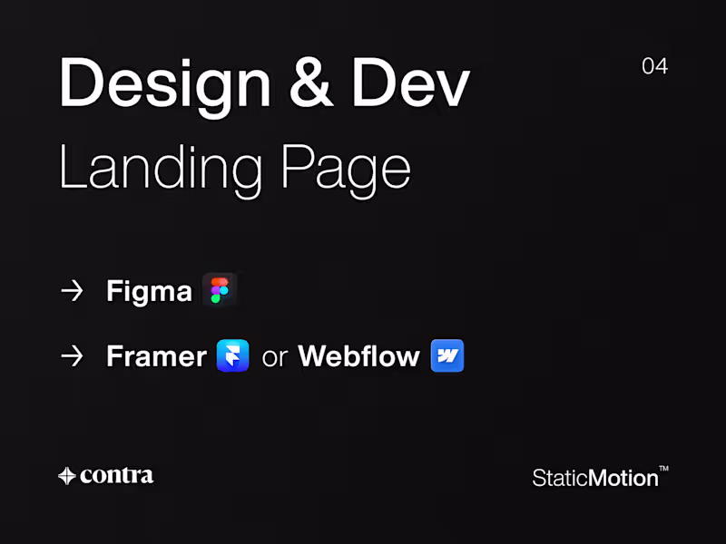 Cover image for Landing Page | Design + Development