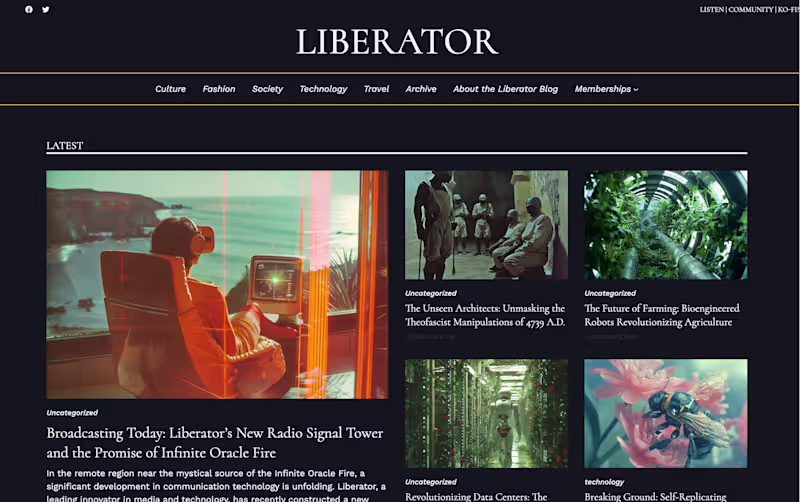Cover image for Liberator