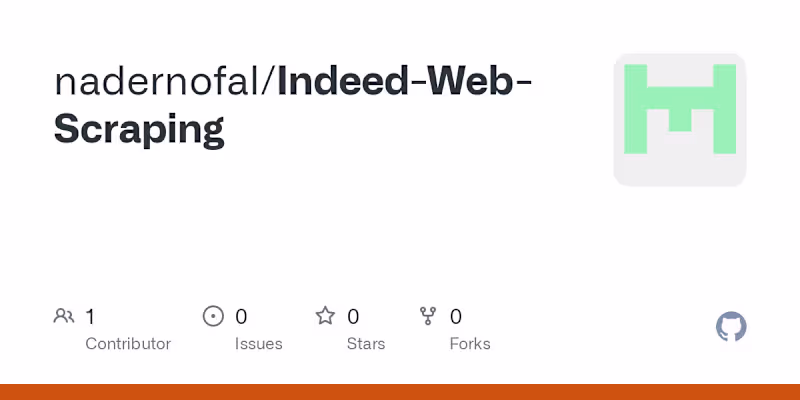 Cover image for Indeed-Web-Scraping for job listings