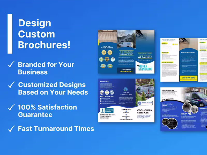 Cover image for Eye-catching Brochure Designs: Graphic Design Excellence