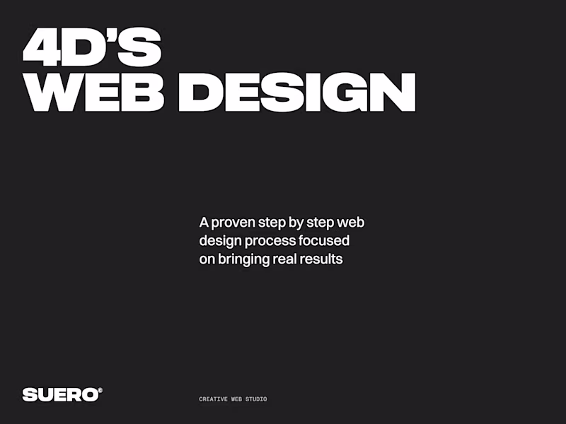Cover image for 4Ds - Web Design