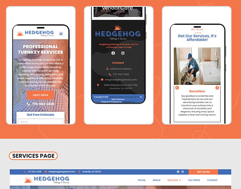 Cover image for Company Website UI/UX Design - Web design
