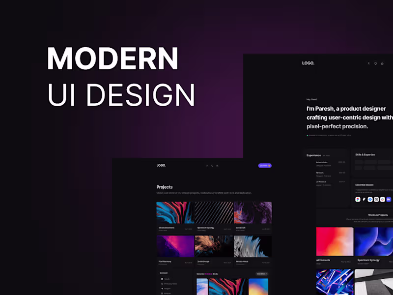 Cover image for Affordable WEB UI Design