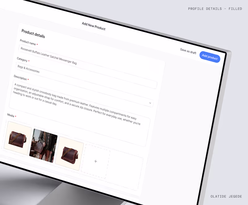 Cover image for Add New Product - Product