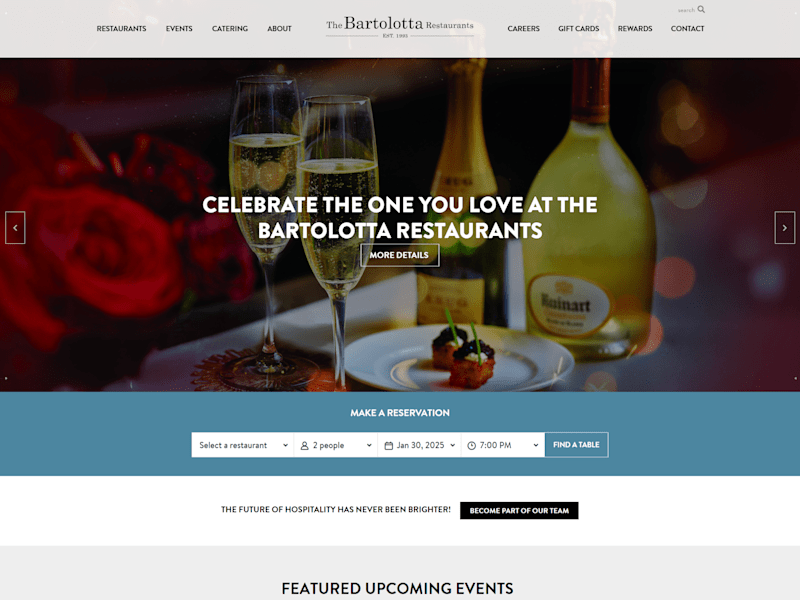 Cover image for The Bartolotta Restaurants | Fine Dining Restaurants in Milwauk…