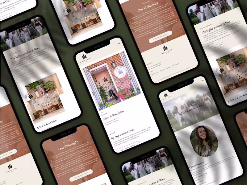 Cover image for Arbor & Root Salon | Brand Identity + Website Design