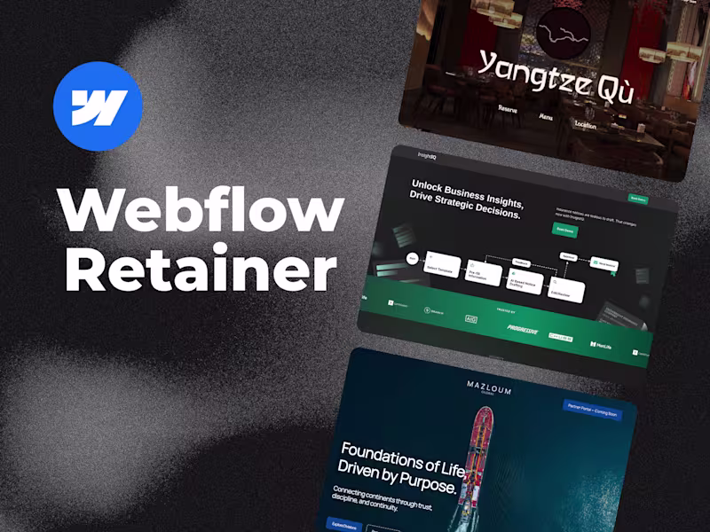 Cover image for Webflow Retainer