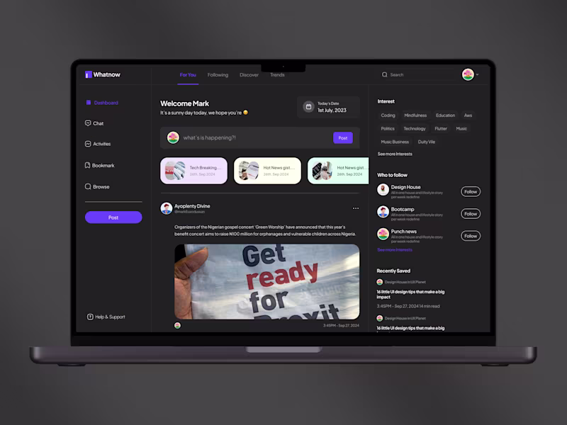 Cover image for Dashboard, Web App