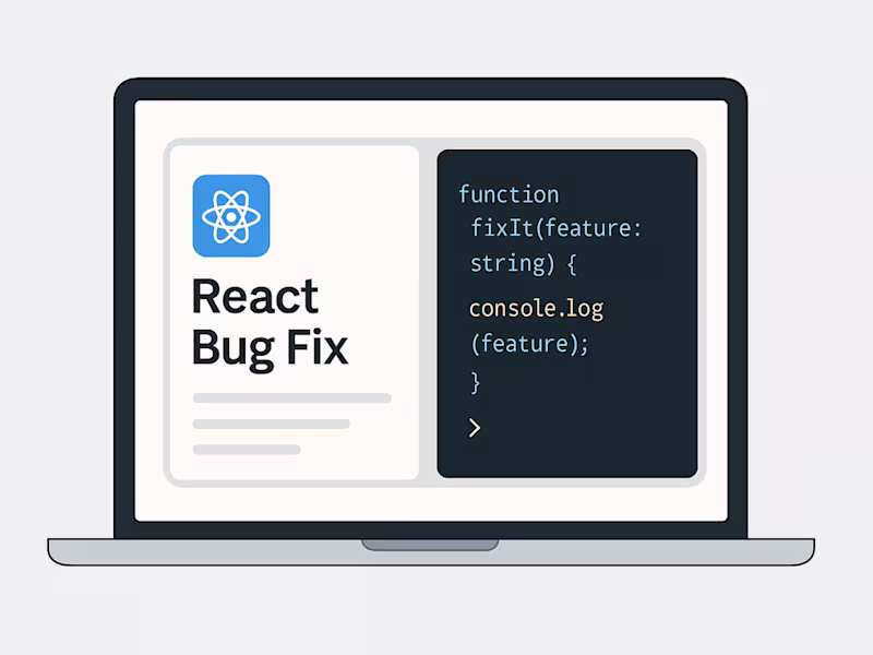 Cover image for React Bug Fixes