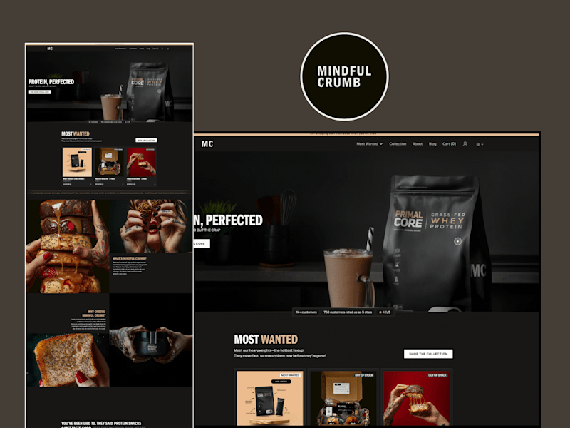 Cover image for Mindful Crumb E-commerce Product Page Development