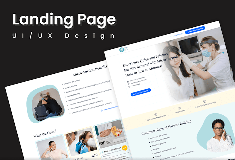 Cover image for Revive & Clear Landing Page Design