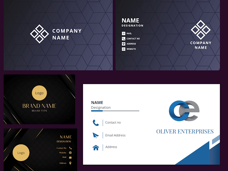 Cover image for BUSINESS AND VISITING CARD 
